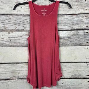 AEO Soft & Sexy Rose Pink Flowy Tank Top Medium